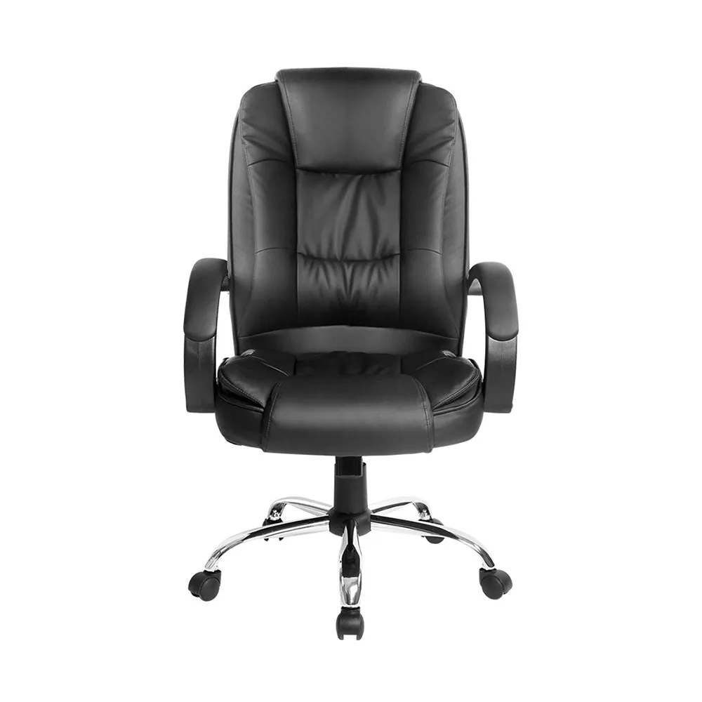 Executive PU Leather Office Chair - Black