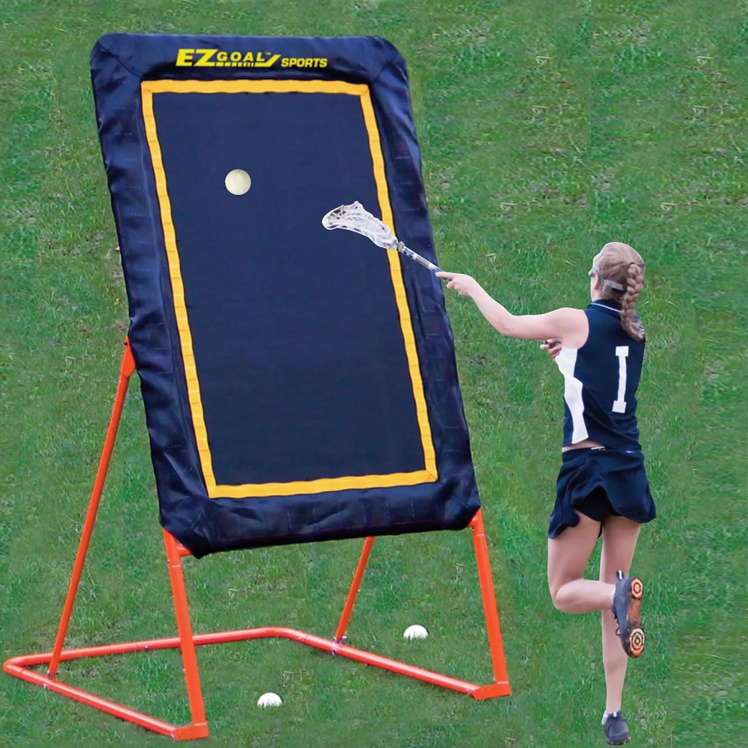 EZGoal EZ Goal Professional Folding Lacrosse Throwback Rebounder