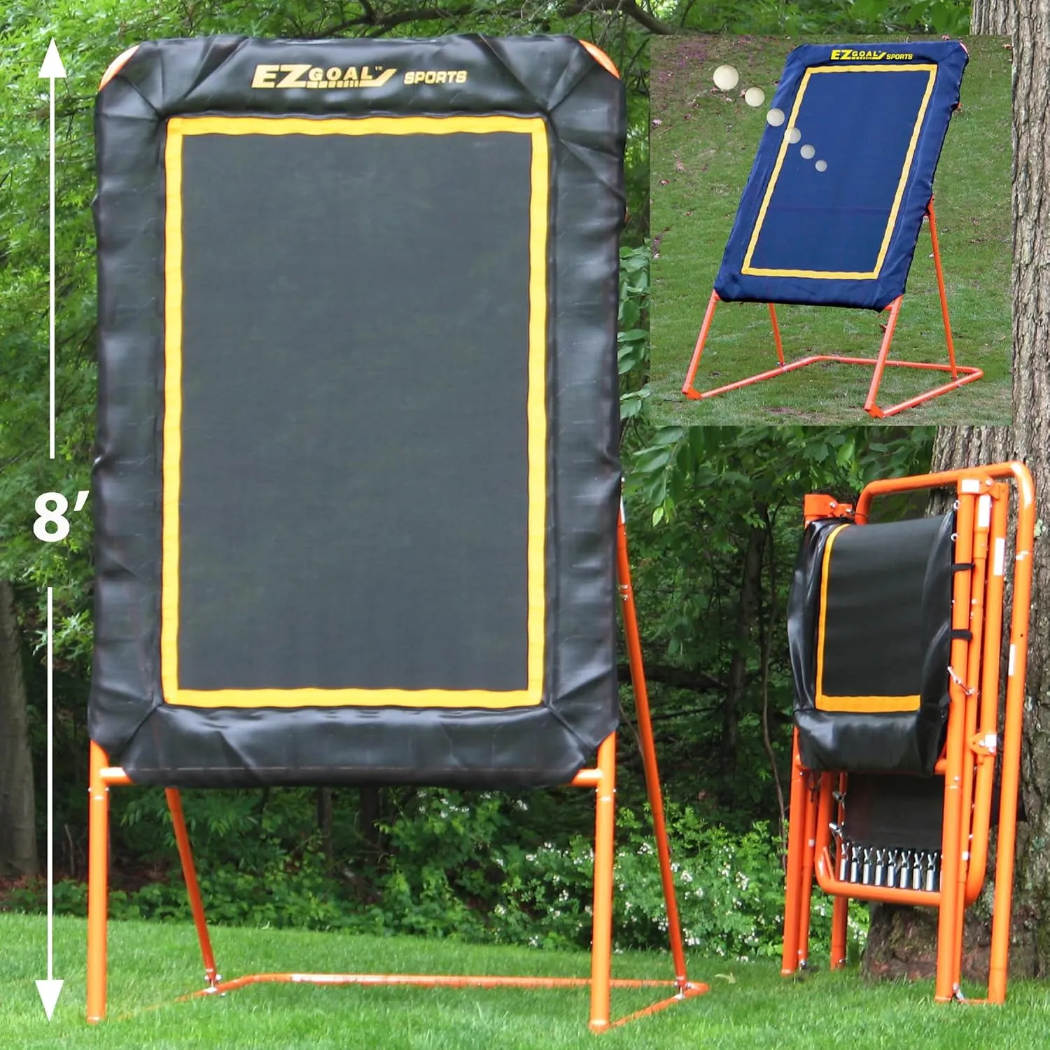 EZGoal EZ Goal Professional Folding Lacrosse Throwback Rebounder