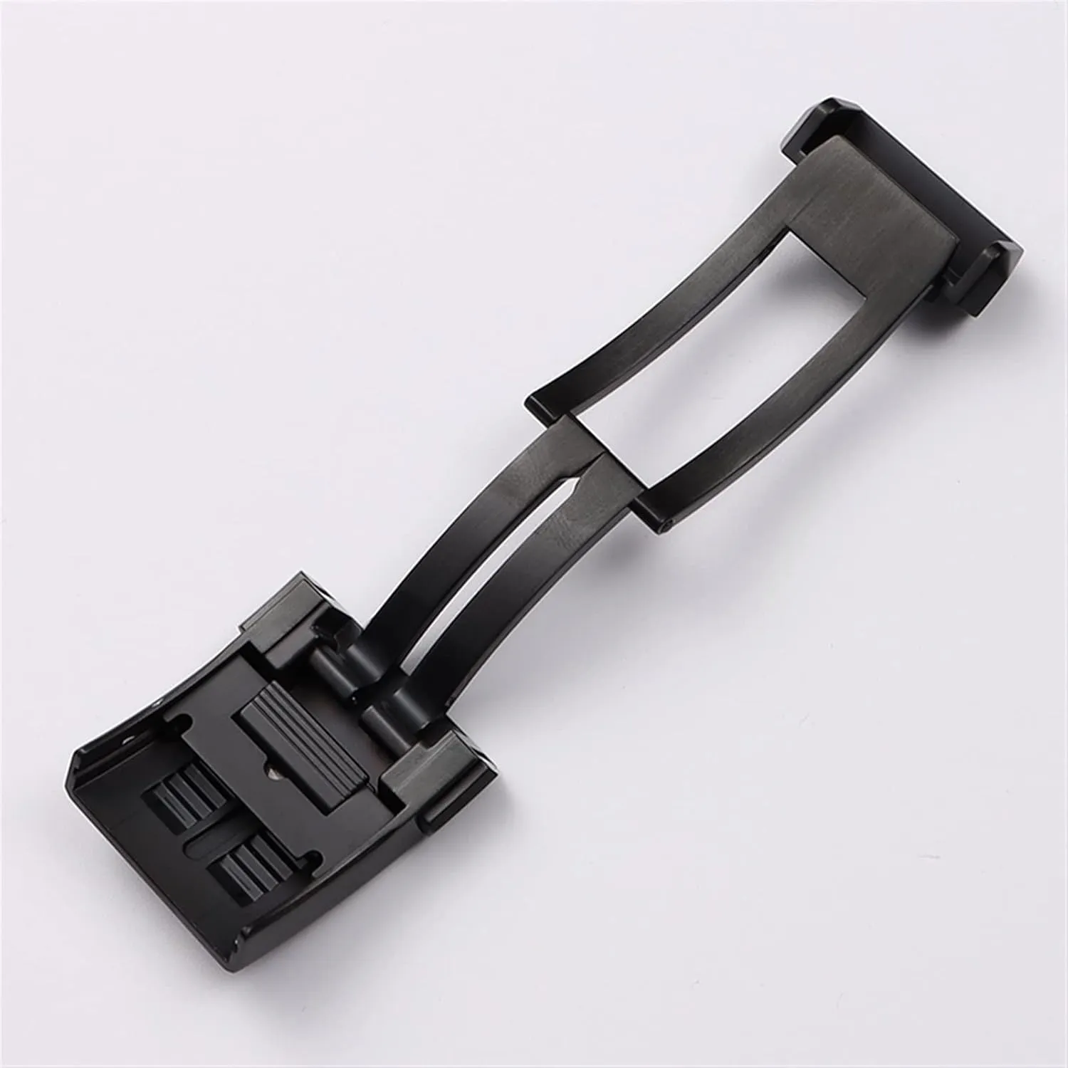 EZZON 316L Stainess Steel Buckle For Breitling Watchband 20mm Polishing Double Click Clasp Strap Folding Buckle