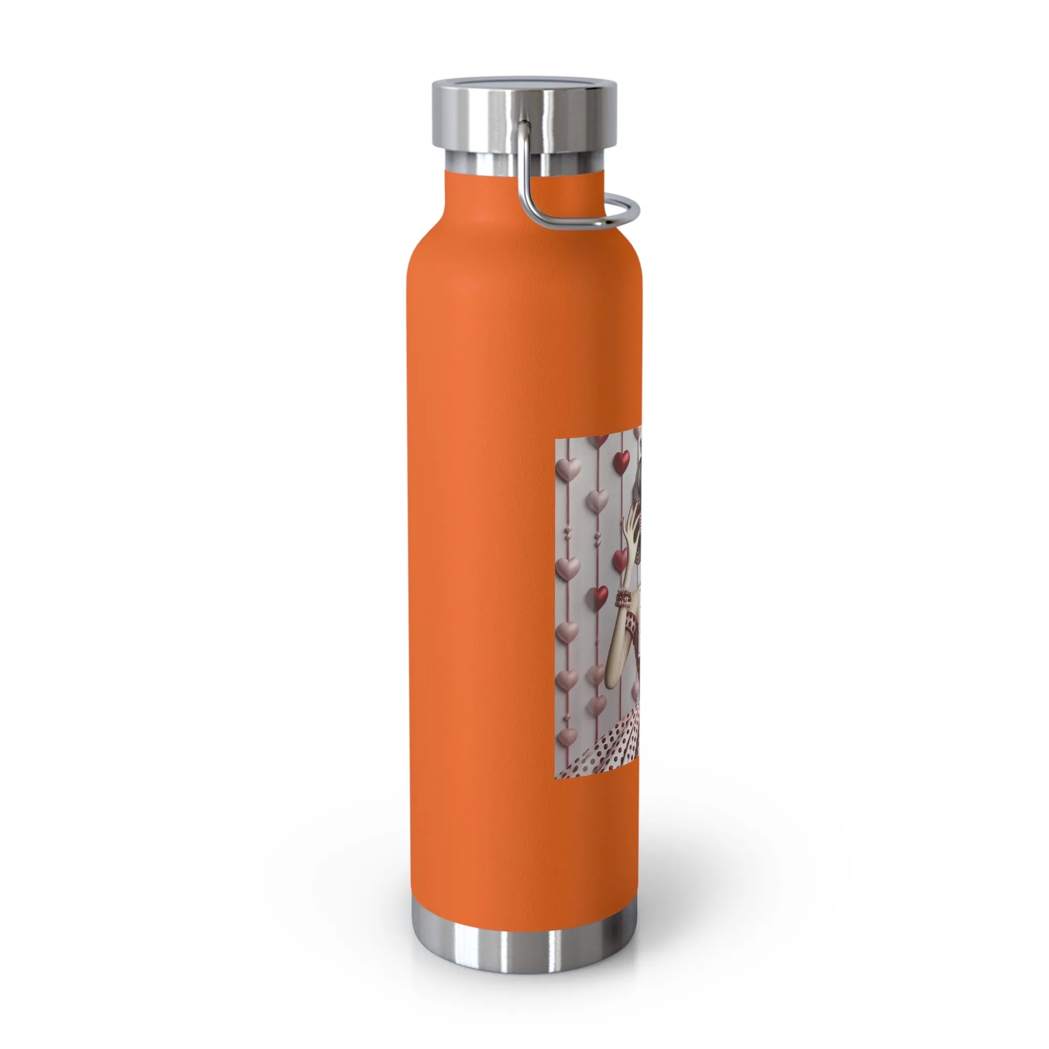 Fashionably Yours, XOXO Copper Vacuum Insulated Bottle, 22oz