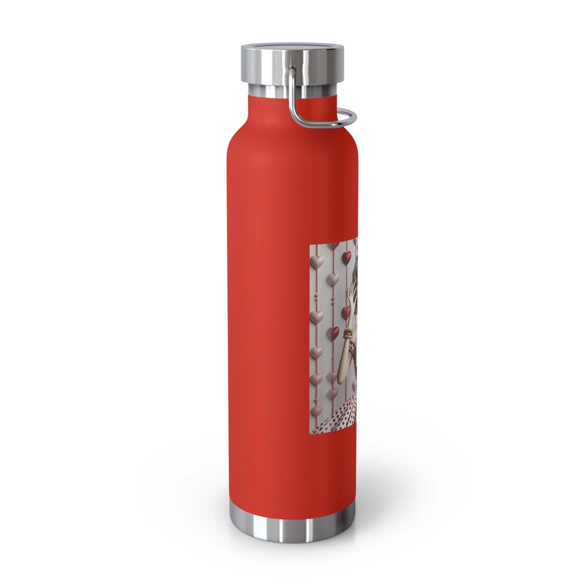 Fashionably Yours, XOXO Copper Vacuum Insulated Bottle, 22oz