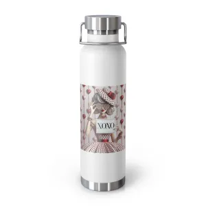 Fashionably Yours, XOXO Copper Vacuum Insulated Bottle, 22oz