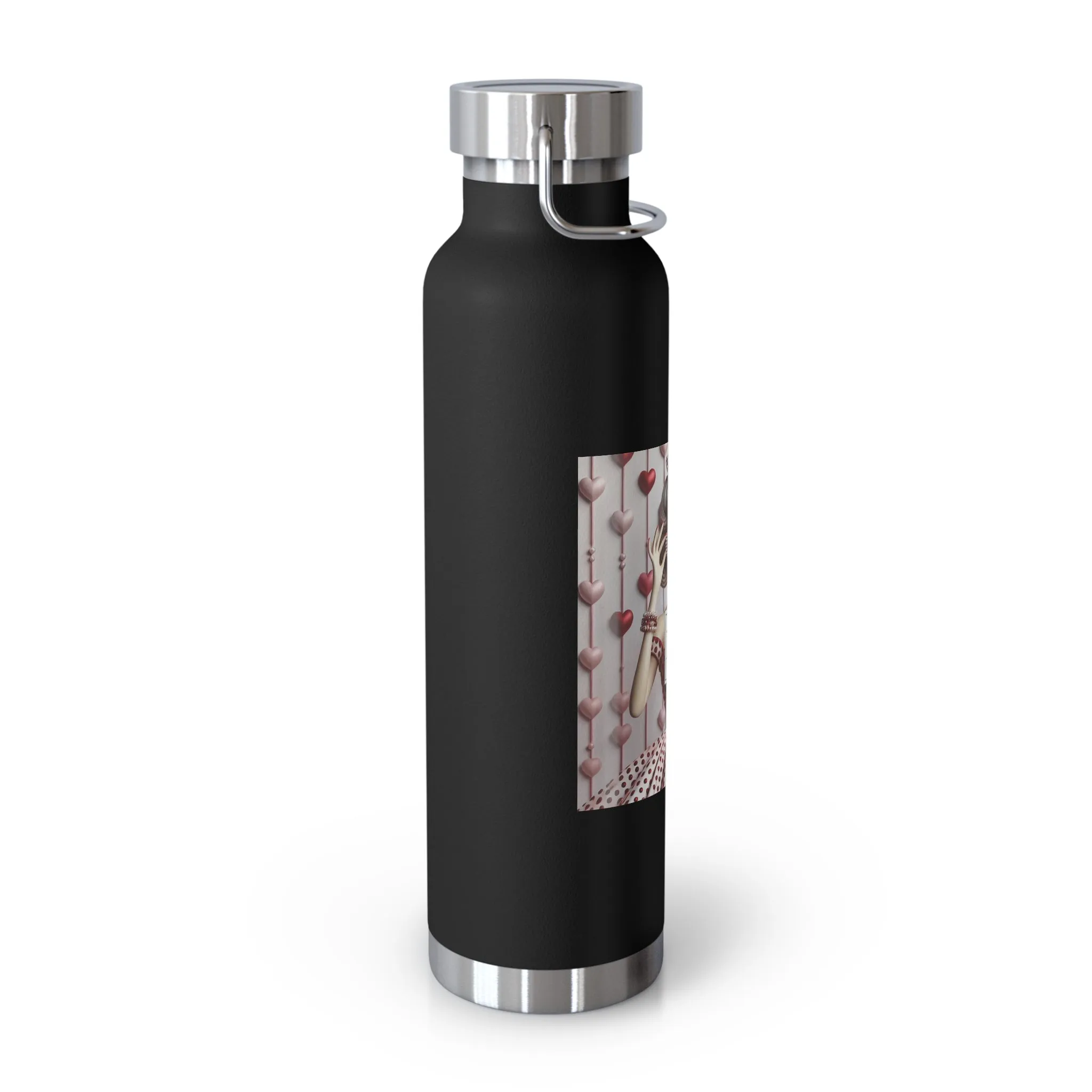 Fashionably Yours, XOXO Copper Vacuum Insulated Bottle, 22oz