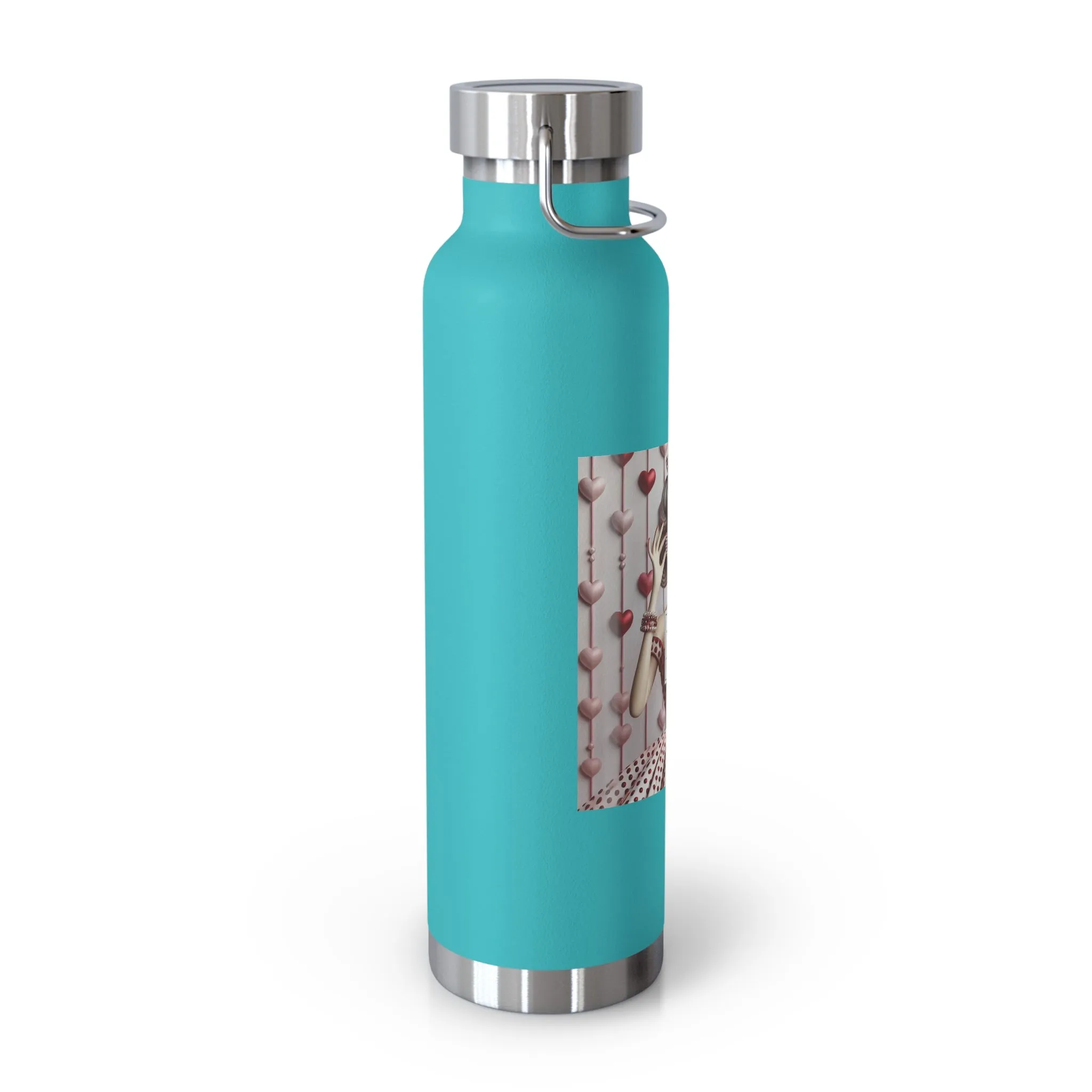 Fashionably Yours, XOXO Copper Vacuum Insulated Bottle, 22oz