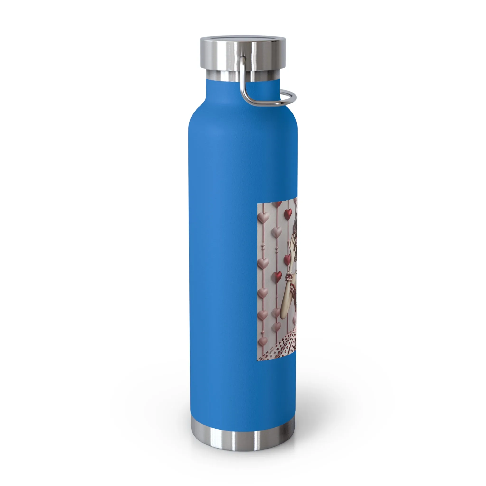 Fashionably Yours, XOXO Copper Vacuum Insulated Bottle, 22oz