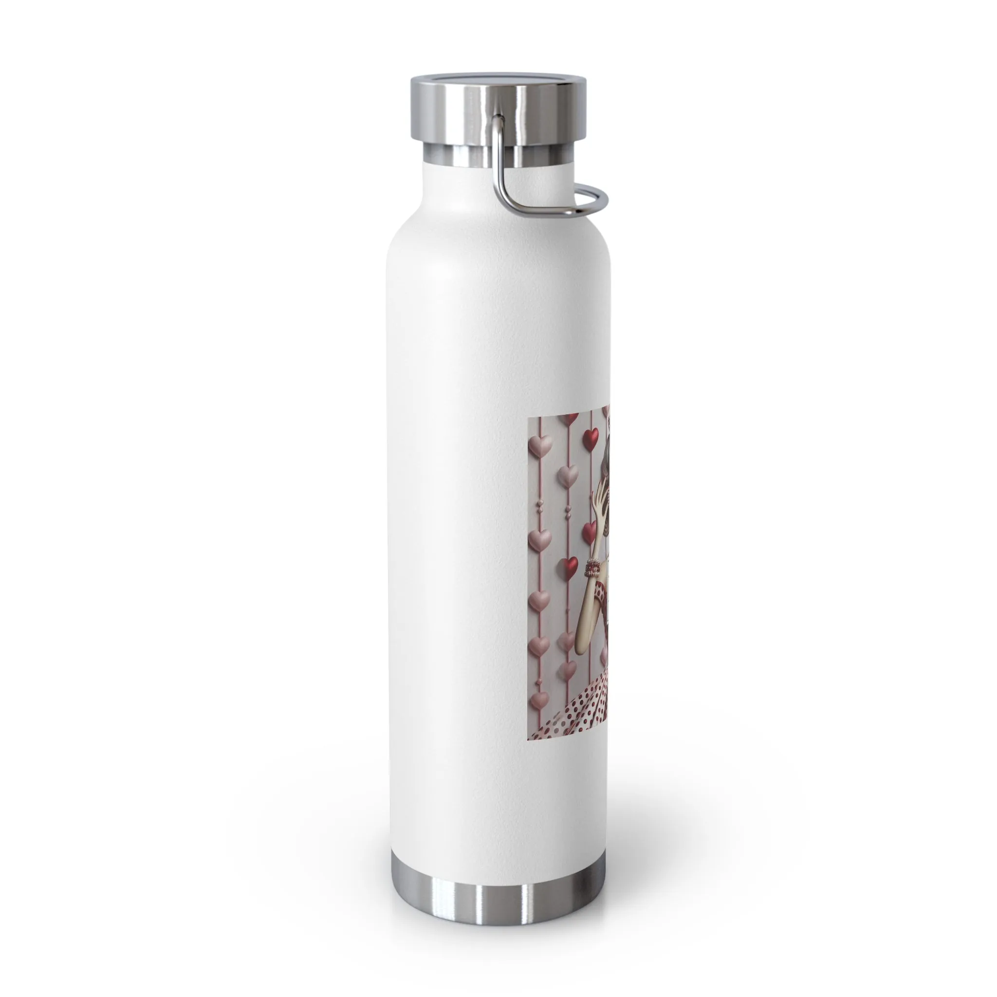 Fashionably Yours, XOXO Copper Vacuum Insulated Bottle, 22oz