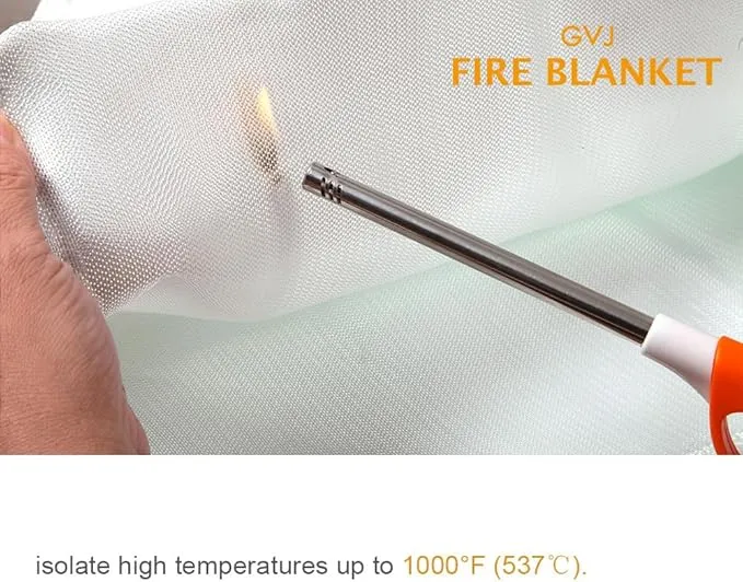 Fire Blanket,Emergency Fire Blanket for Home and Kitchen， Fiberglass Fire Extinguisher Blanket for Camping, Cars, 0ffices, Warehouses, Schools,Grill, Fireplaces (1)
