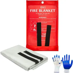 Fire Blanket,Emergency Fire Blanket for Home and Kitchen， Fiberglass Fire Extinguisher Blanket for Camping, Cars, 0ffices, Warehouses, Schools,Grill, Fireplaces (1)