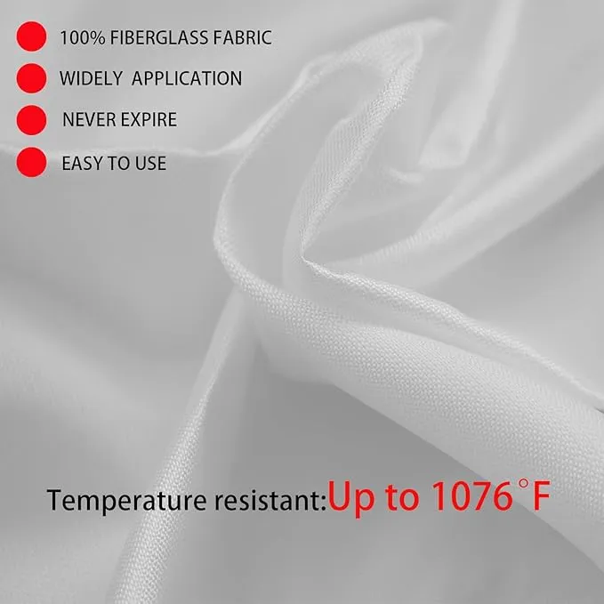 Fire Blankets Emergency for Home-Fire Blanket for Home and Kitchen,Fiberglass Fire Blankets for Fireplace Camping Car BBQ. Essential Fire Blankets Emergency Gear for Home Safety (1 Pack)