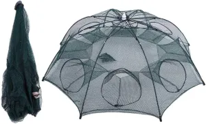 Fishing Bait Trap,Fishing Trap,for Catching Small Bait Fish Eels Crab Lobster Minnows Shrimp,Cast Net Dip Cage Compact and Foldable for Easy Transportation and Storage, Fishing Trap,Fishing Bait