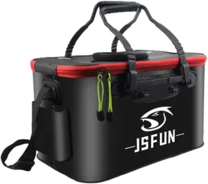 Fishing Bucket, Collapsible Fishing Bucket Multifunctional Fish Container Portable Fishing Bucket for Outdoor Fishing(30cm)