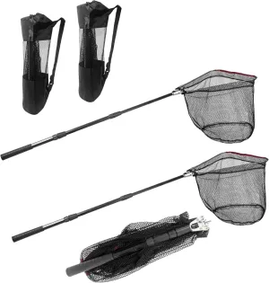 Fishing Net with Handle with Storage Bag,Portable Telescopic Fishing Net Telescoping Handle,Fish Net,Fishing Nets,Extend to 40-63 Inches for Kids Men Women