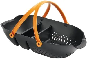 Fiskars Harvest Basket, Container for Gardening and Harvesting, Garden Tool with Ergonomic Handles and Collander
