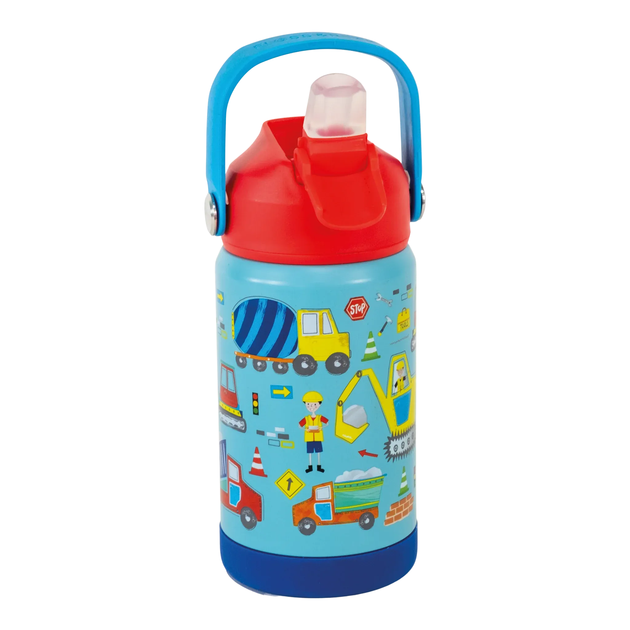 Floss & Rock Construction Theme Stainless Steel Children's Drinks / Water Bottle 14.1 fl oz