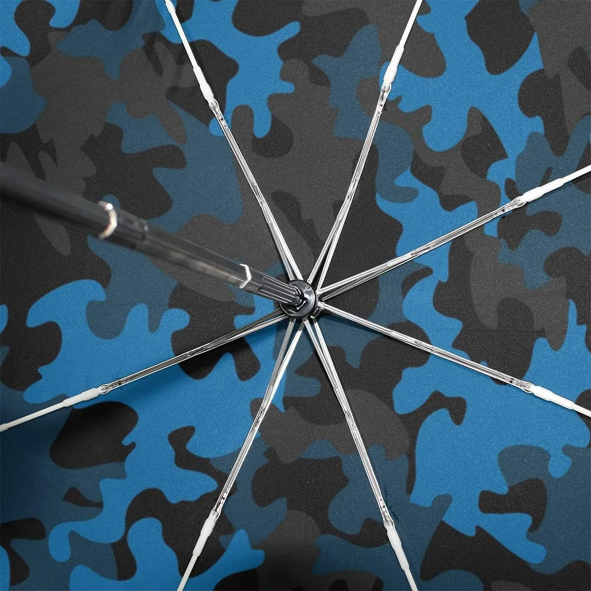 FORMRS Zebra Stripe Umbrella, Auto Open Umbrella Compact Folding Sun Rain Protection, Windproof for Kids Women Men