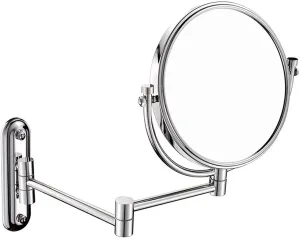 GATSUN Makeup Mirror Swivel Extendable Bathroom Mirror Double Sided Cosmetic Vanity Mirror 3X Magnification Folding Round Sabeauty Mirror Shaving in Bedroom or Bathroom/Meta