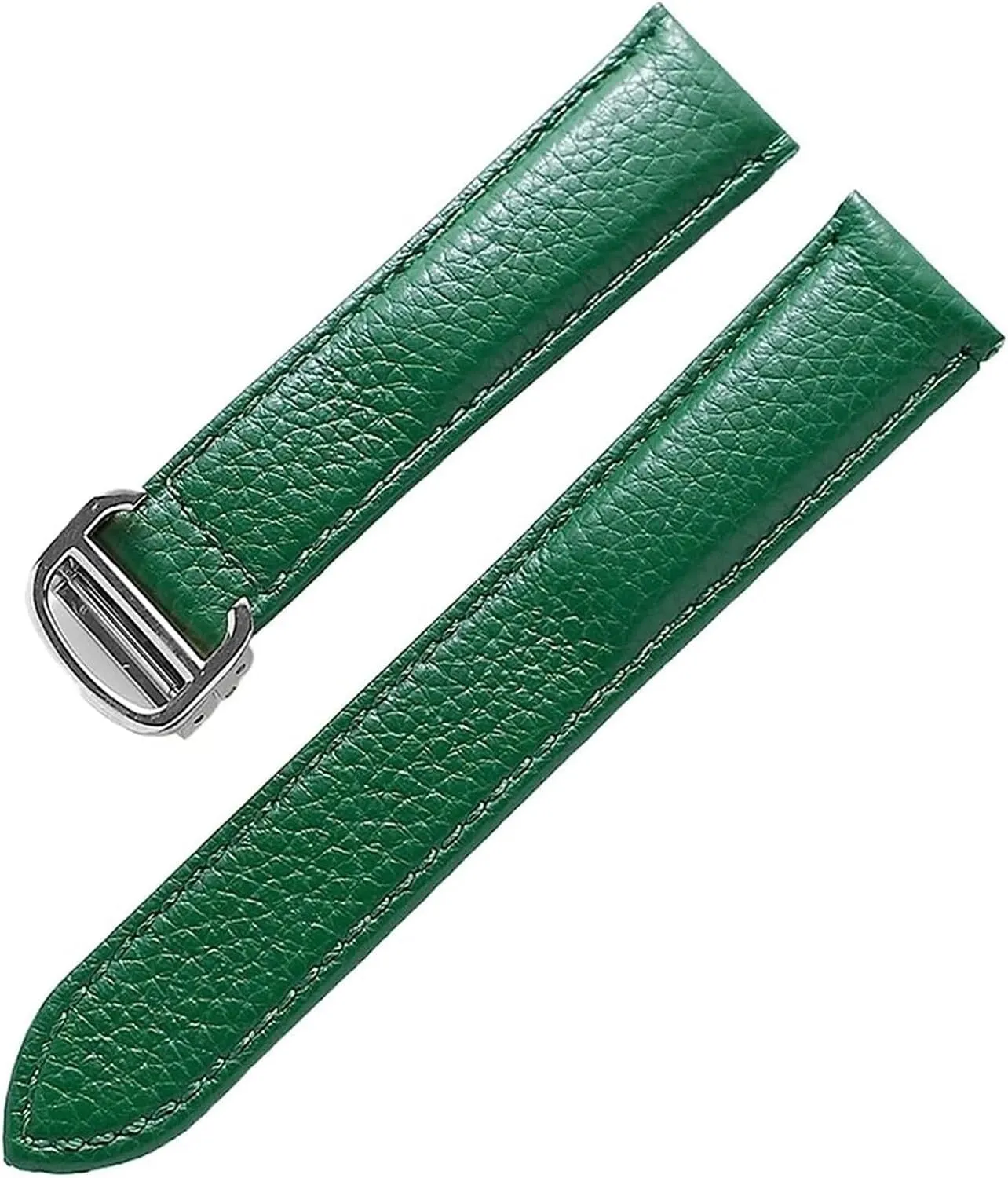 Genuine Leather Watch Band for Tank Solo Men Lady Strap Bracelet Folding Clasp Belt 17mm 20mm 22mm 23mm 25mm