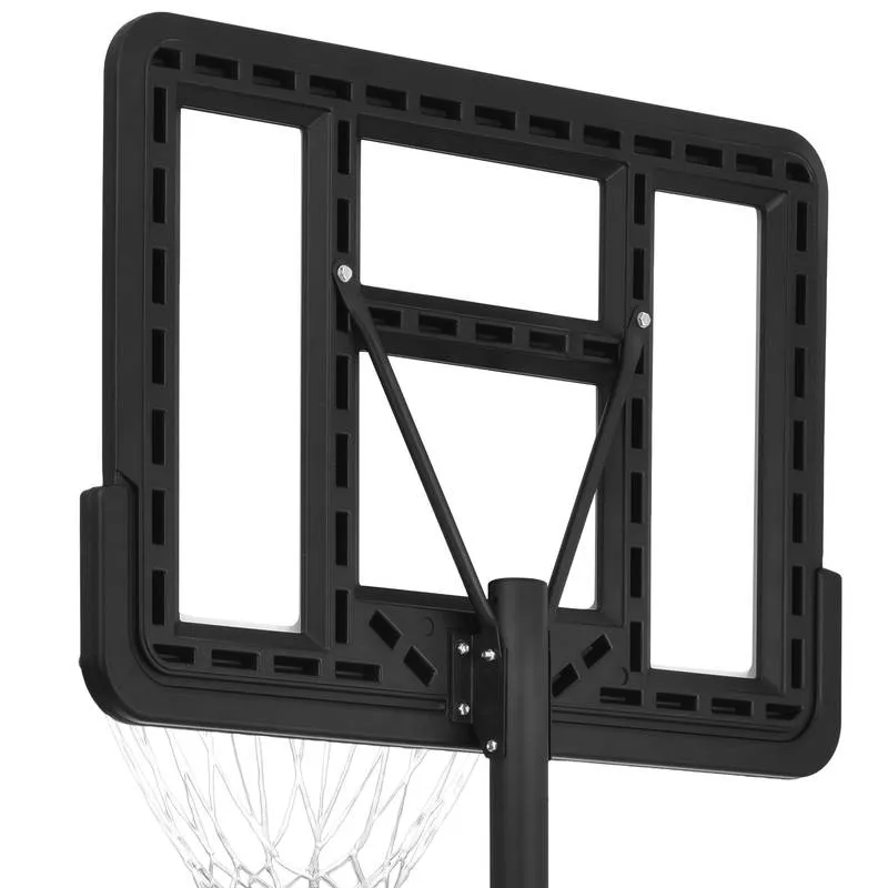 Glow & Shoot: Adjustable Portable Basketball Hoop for All Ages