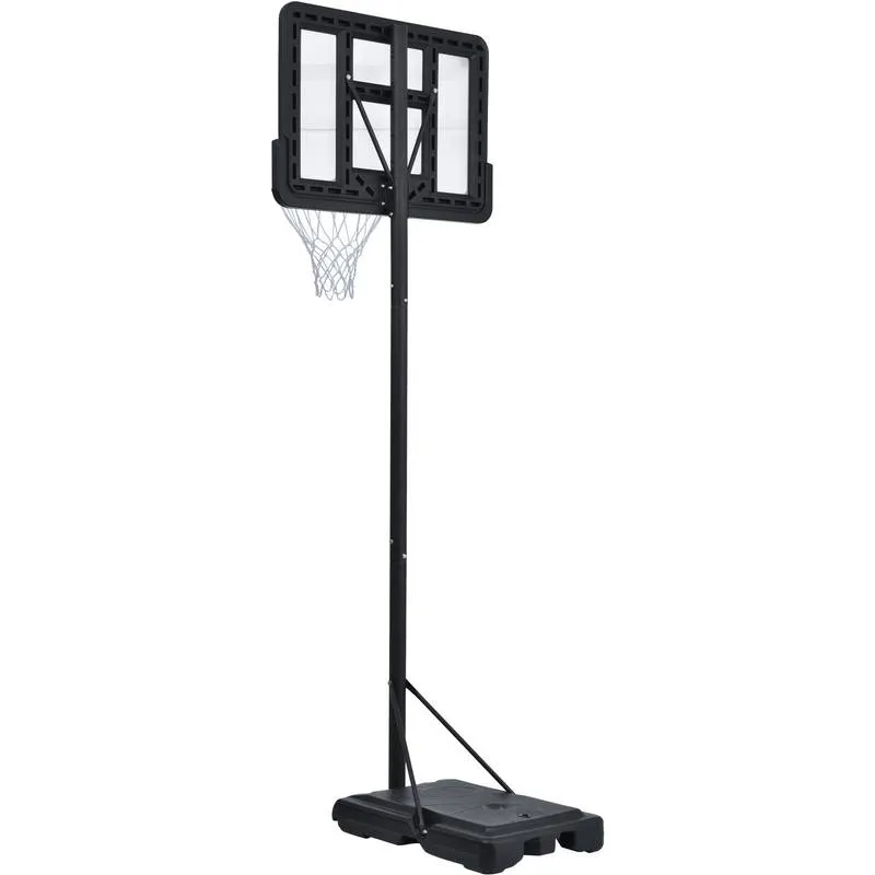 Glow & Shoot: Adjustable Portable Basketball Hoop for All Ages