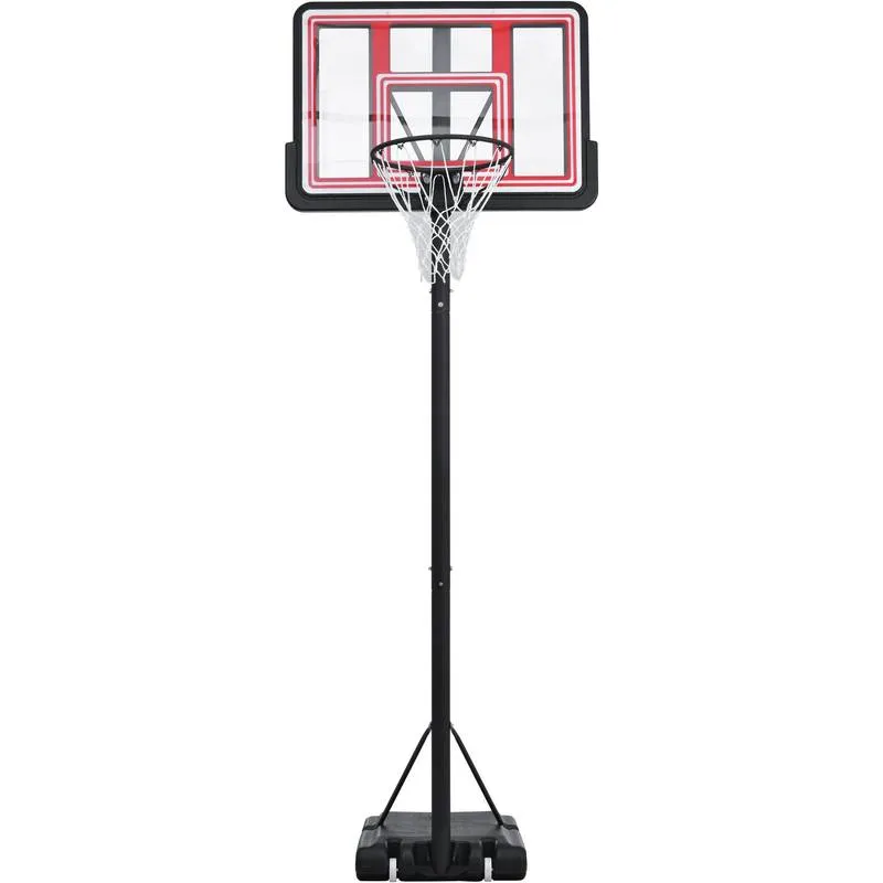 Glow & Shoot: Adjustable Portable Basketball Hoop for All Ages
