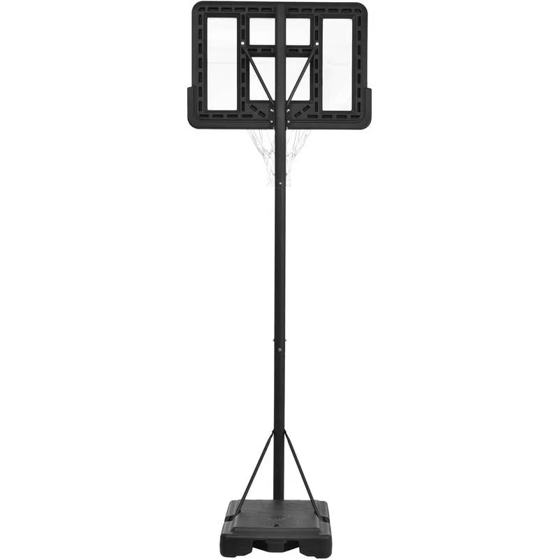 Glow & Shoot: Adjustable Portable Basketball Hoop for All Ages