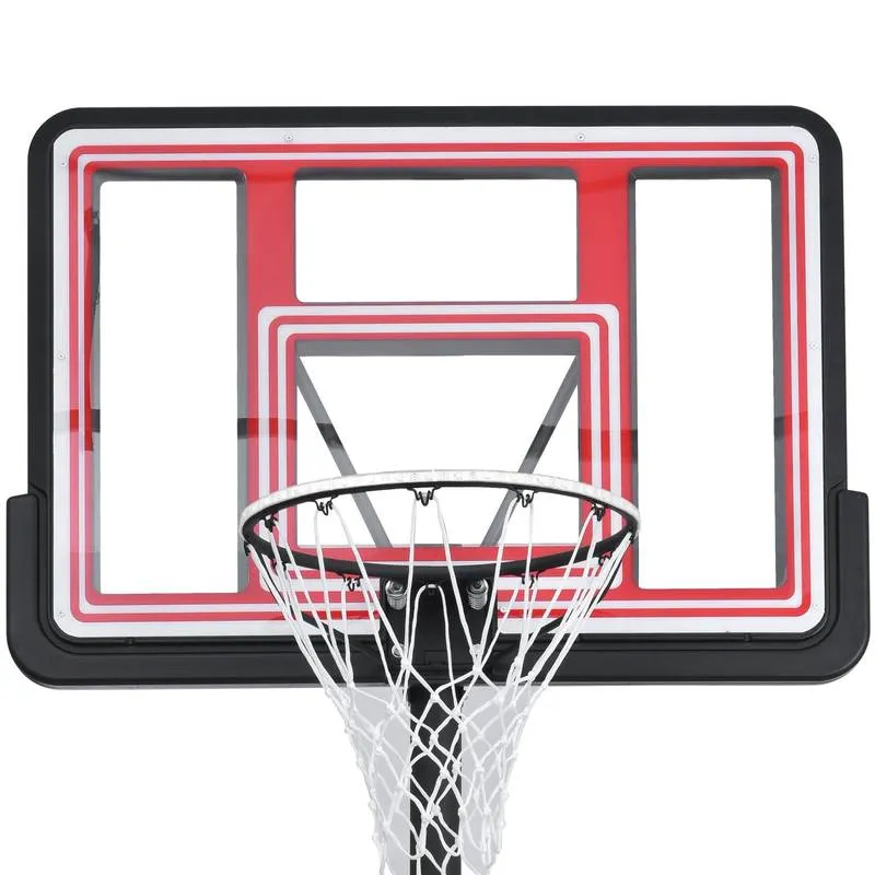 Glow & Shoot: Adjustable Portable Basketball Hoop for All Ages