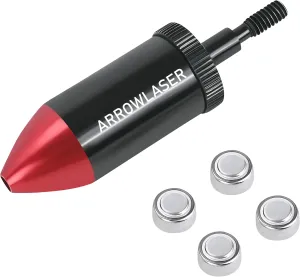 GOTICAL Arrow Laser Sight Tactical Archery Bore Sight Red Dot Laser for Compound Bow Crossbow Boresighter Sight Tool for Target