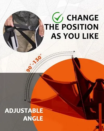 Hammock Camping Chair,Aluminum Alloy Adjustable Back Swinging Chair