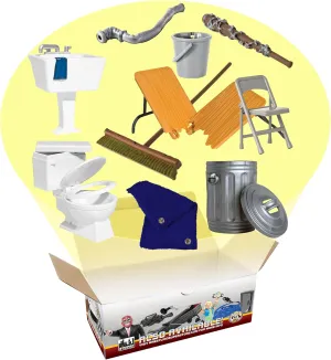 Hardcore Bathroom Deal for Wrestling Action Figures