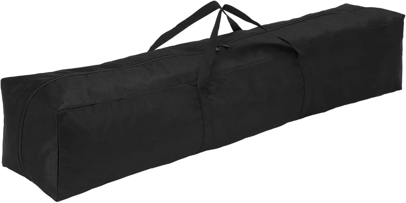 HARFINGTON Camping Chair Replacement Bag 47.2" x 7.9" Folding Chair Carry Bag Oxford Cloth Storage Tent Bag with Handle Strap for Travel Outdoor Camping Sports, Black