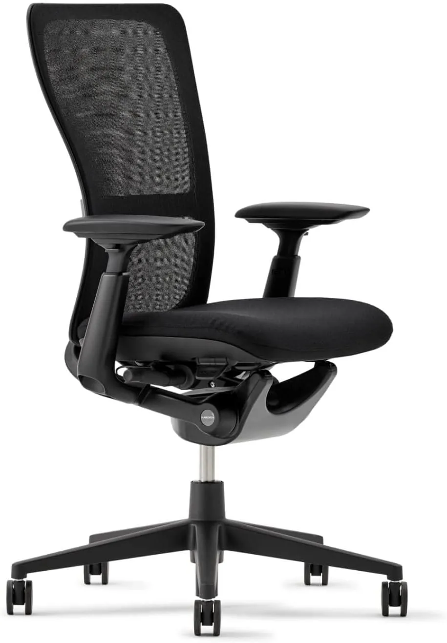 Haworth Zody Standard Posture Mesh Office Chair – Ergonomic Desk Chair with Pneumatic Seat Height Adjustments and Forward Tilt Option - Without Lumbar Support (Coal)