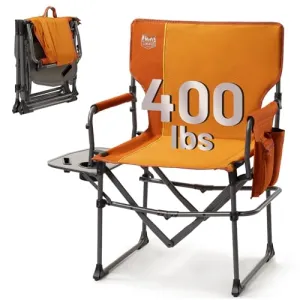 Heavy Duty Camping Chair with Compact Size-Portable Directors Chair