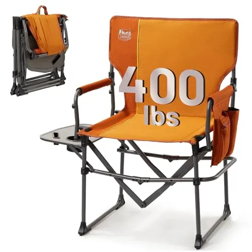 Heavy Duty Camping Chair with Compact Size-Portable Directors Chair