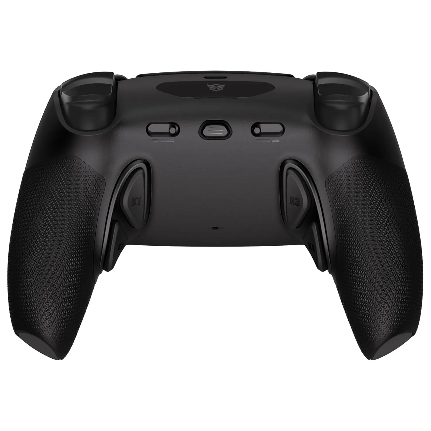 HEXGAMING PHANTOM Pro Gaming Controller with 4 Remappable Buttons, 6 Remapping Profiles, 8 Interchangeable Analog Stick, and Adjustable Triggers Compatible with ps5, PC, Mobile - Chaos Black
