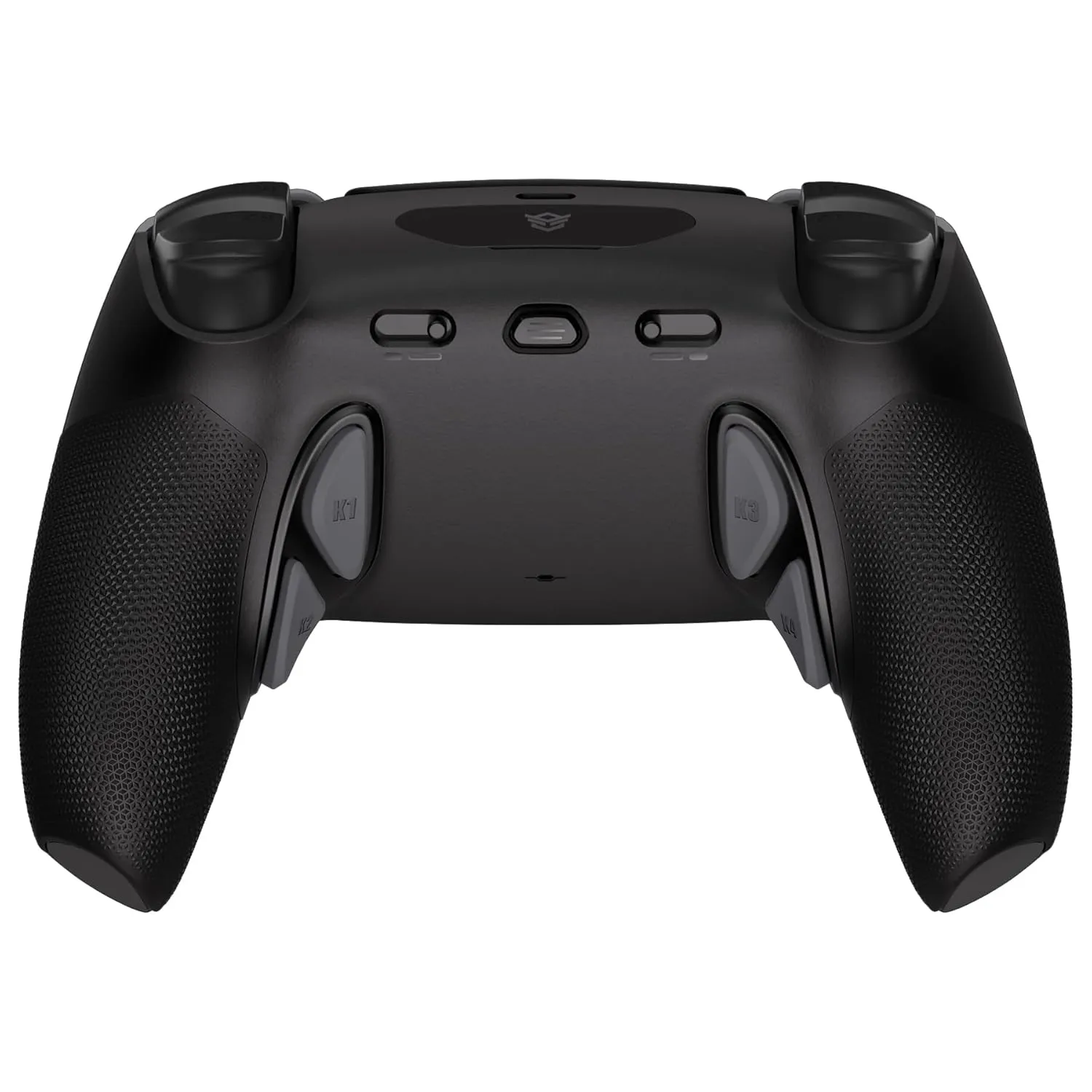 HEXGAMING PHANTOM Pro Gaming Controller with 4 Remappable Buttons, 6 Remapping Profiles, 8 Interchangeable Analog Stick, and Adjustable Triggers Compatible with ps5, PC, Mobile - Shadow Gray