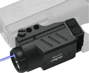 HiLight Enforcer Series Tactical LED Flashlight and Green Laser Sight or Blue Laser Sight | Green or Blue Dot Sight for Pistol ¦ Airsoft Gun Lasers ¦ Tactical Gear