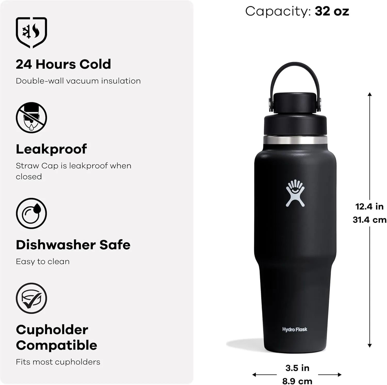 Hydro Flask 32 Oz Wide Flex Chug Cap Travel Bottle Aloe