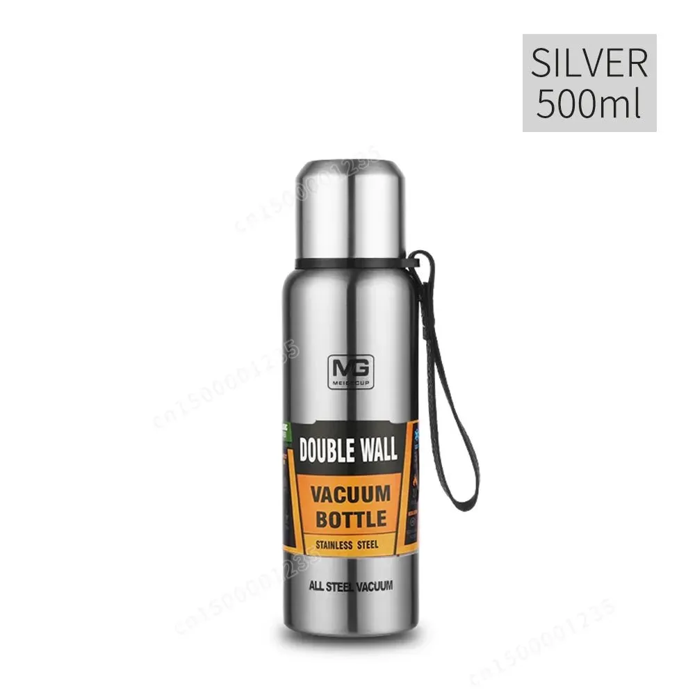 Insulated Thermos Bottle - Stainless Steel