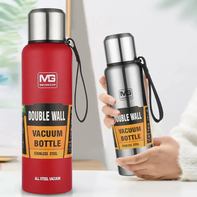 Insulated Thermos Bottle - Stainless Steel