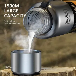 Insulated Thermos Bottle - Stainless Steel