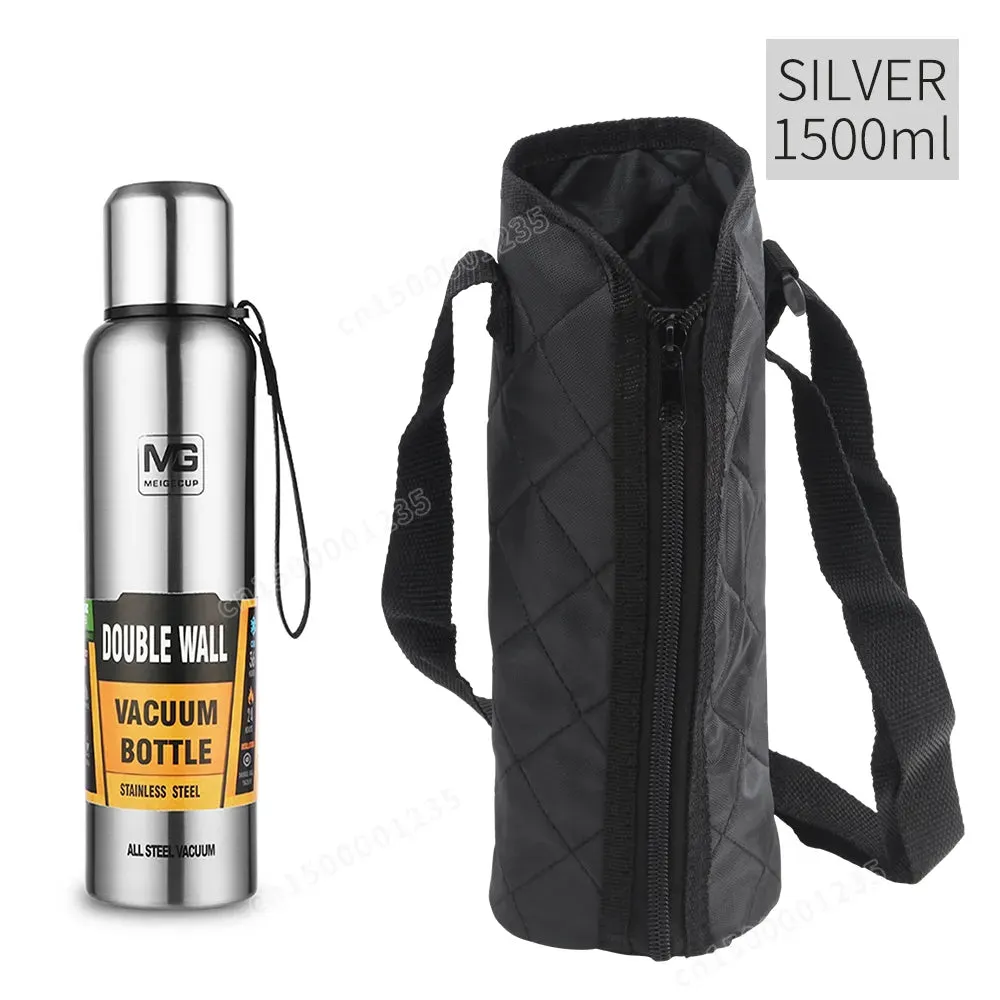 Insulated Thermos Bottle - Stainless Steel