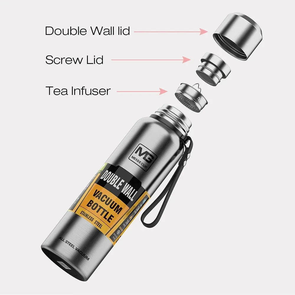 Insulated Thermos Bottle - Stainless Steel