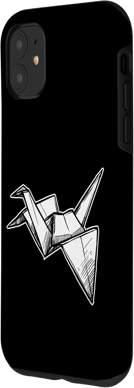 iPhone 11 Origami Logo Emblem Owl Paper Crane Folding Master Origami Case
