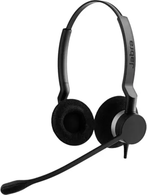 Jabra Biz 2325 QD Duo Wired Professional Call Center Headset