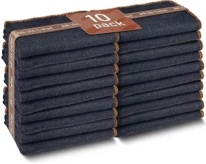 JMR Wool Camping Blanket - Warm Heavy Car Blanket & Camp Quilt - Survival Emergency Blanket Sleeping Outdoors - Multi-Use Wool Blanket for Camping, Car & Home - 70% Wool, Navy, 62X84, Case of 10