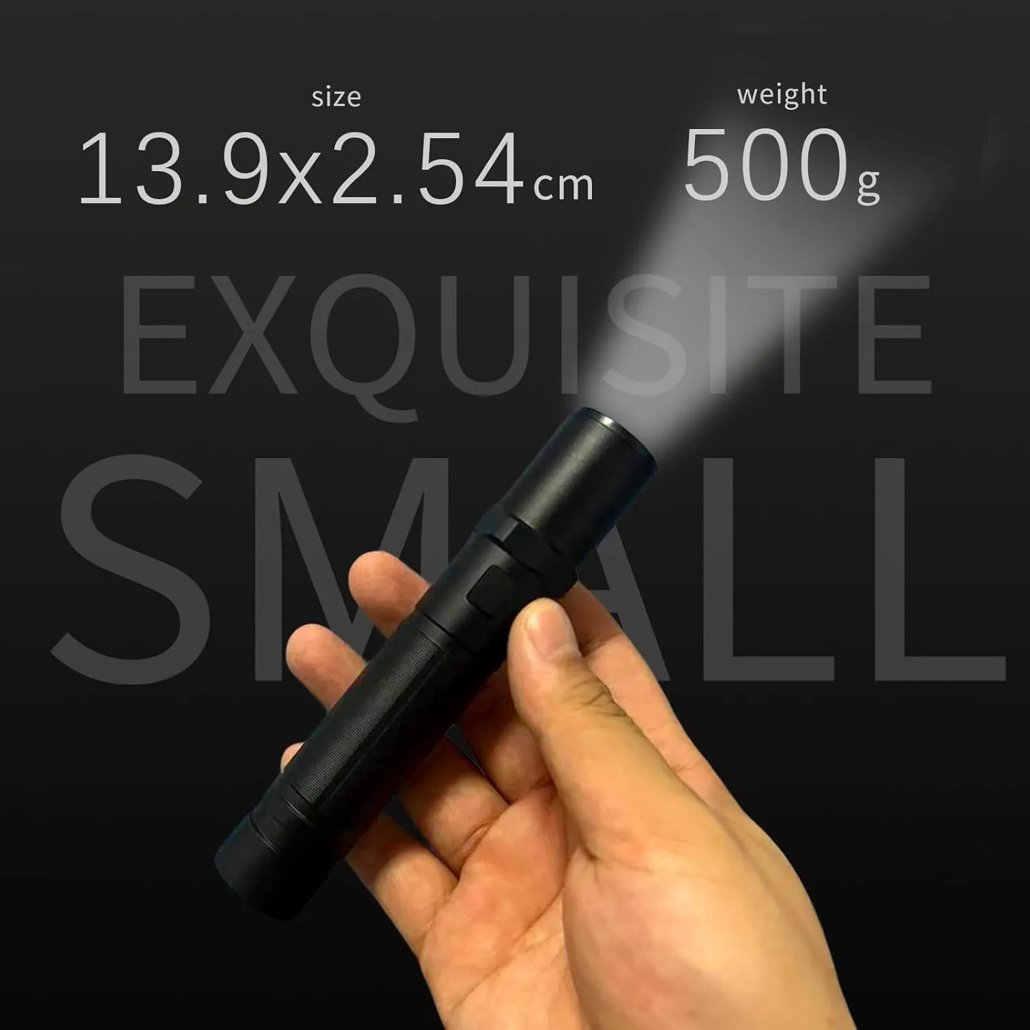 K58 Stun Gun Ultrapowerful Rechargeable for Men Women for Car & Self Defense Tactical Flashlight for Person Safety
