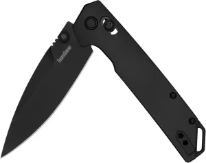 Kershaw Iridium Folding Pocket Knife, 3.4 inch D2 Steel Blade, DuraLock Locking Mechanism, Pocketclip