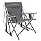 Kickback Rocker Outdoor Rocking Chair with Beverage Holder