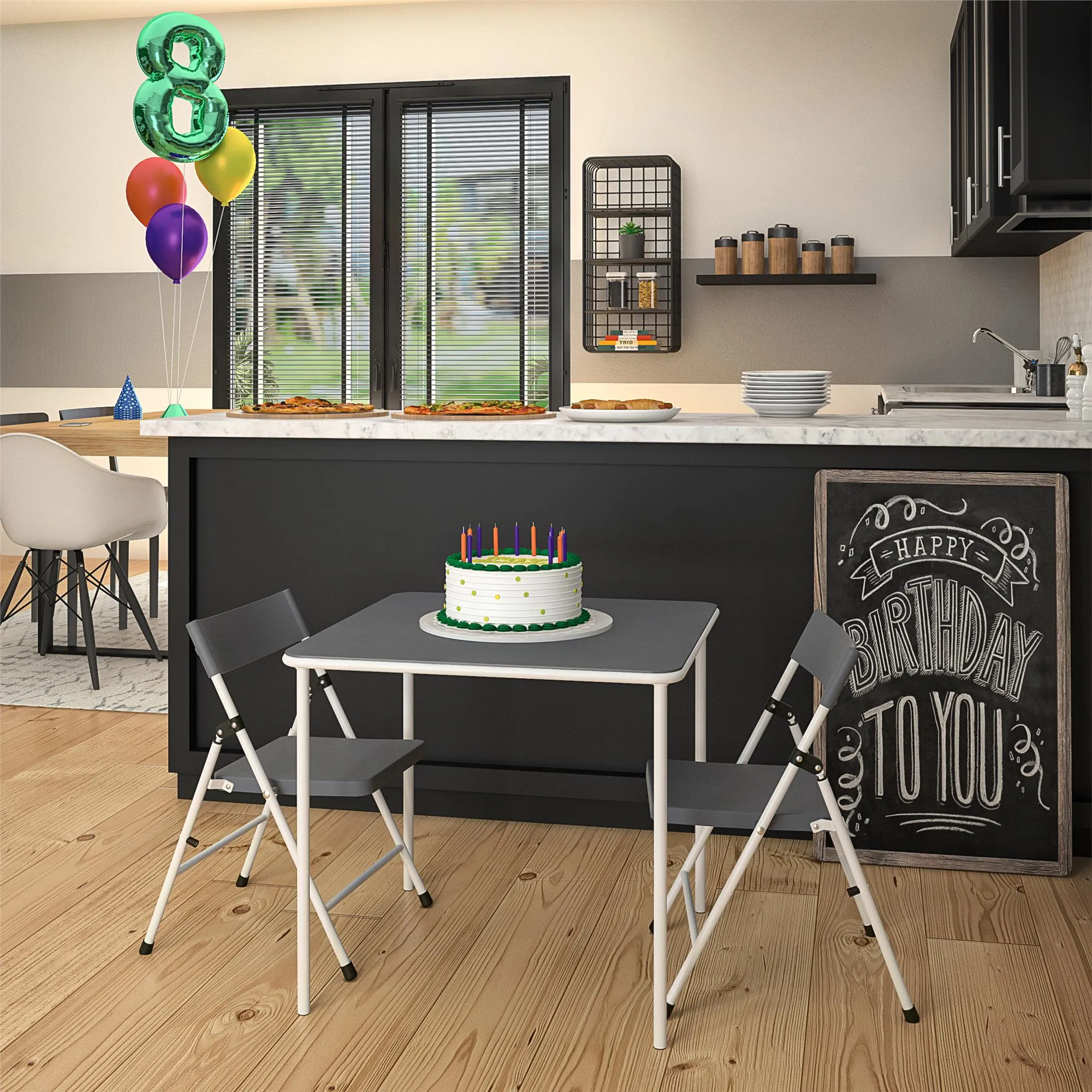 Kid's Pinch-Free Resin Folding Chair